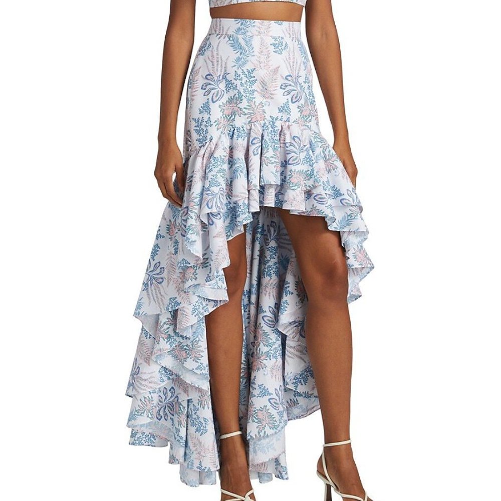 NO PISE LA GRAMA Algeria High-Low Skirt